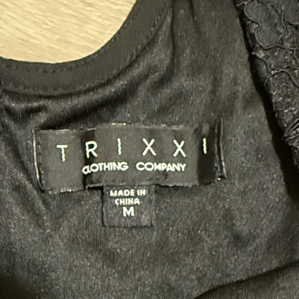 Trixxi Black Lace Jumpsuit - Picture 2 of 2